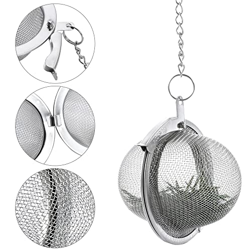 Tea Infusers For Loose Tea Strainer Loose Leaf Tea Steeper 2 Pcs Cute Tea Infuser With Glass Crystal For Flavoring Herbal,Spices And Seasonings #TOP2