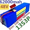 48V 62Ah E-Bike Lithium Ion Battery Pack with BMS Protection, Compatible with 200-1000W Electric Bike Motors, Includes Charger & XT60 Plug for Enhanced Performance #1