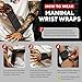 MANIMAL Wrist Wraps for Weightlifting (Since 2010) – Professional Wrist Straps for Men and Women – Use for Strength Training, Bodybuilding, Powerlifting, Cross fit to Eliminate Wrist Pain in the Gym