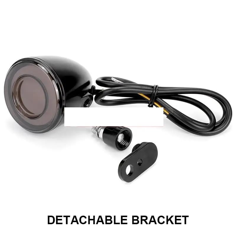 Faro Posteriore Stop Running Luci Di Direzione Anteriori A LED Per Motociclette, Indicatori In Metallo DRL Bianchi Ambrati per Softail per Sportster 883 1200 Accessori