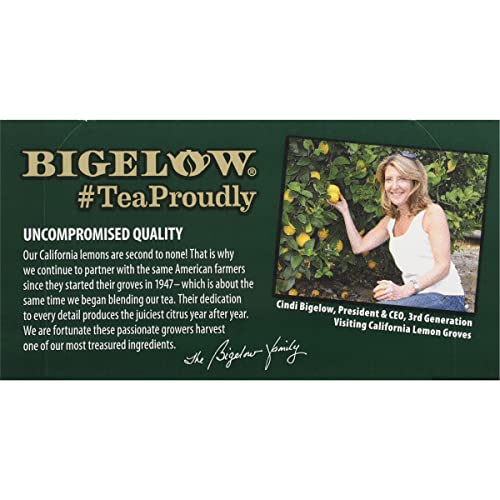 Image of BigelowTea Green Tea With Lemon (Caffeinated), 20 Count (Pack of 2)