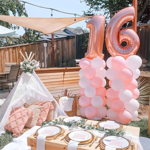 Image of Balloon Stand, Balloon Arch Stand, 7 Feet Balloon Arch Kit of 2, Adjustable Metal Balloon Column Stand for Birthday Party, Wedding, Baby Shower, Graduation Decorations