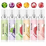 6 Count Breath Spray,Dry Mouth Spray,Breath Freshener,Peach,Grapes and Various Fruit Flavors 0.74 fl.oz/Bottle