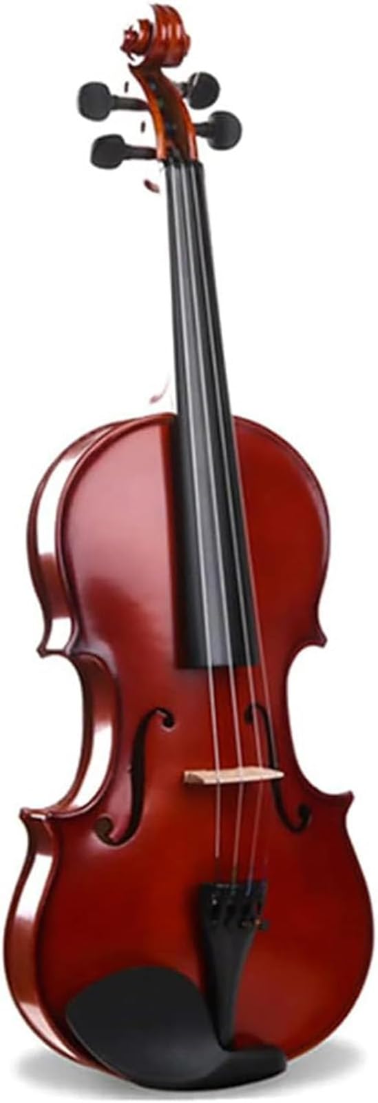 Violino 4/4 in legno massello con custodia rigida, archetto e colofonia per principianti e studenti, ideale per adulti, set completo di violino