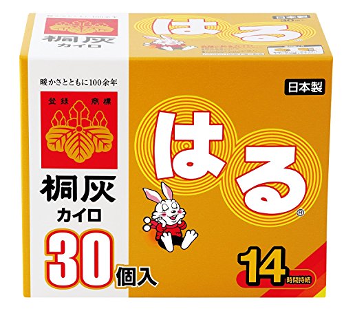 桐灰化学 桐灰はるカイロ 衣類に貼るタイプ 14時間持続 30個箱入