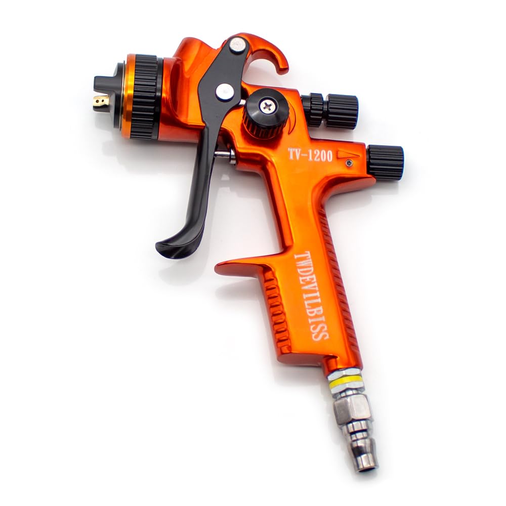 Automatyczny pistolet natryskowy do malowania blachy, wysoka atomizacja HVLP regulowany opryskiwacz pneumatyczny 1,3 mm standardowa dysza interfejs G1/4