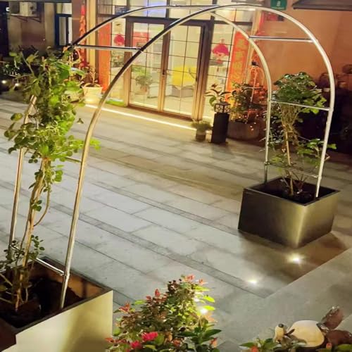 Pergola en acier et arche de jardin extérieure pour plante grimpante - 5