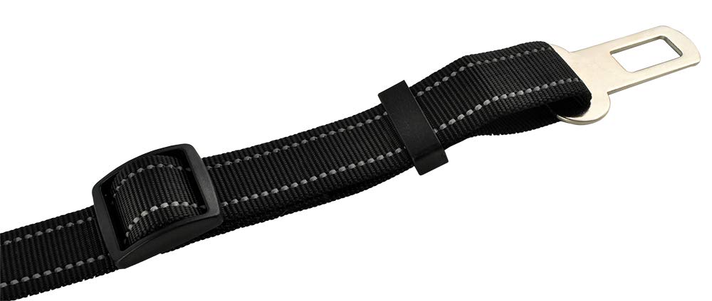 ISO TRADE Basic Dog Leash with Buckle Tongue Dog Harness Adjustable 100-130 cm Elastic Black 6230, multicoloured, Groß - Image 3