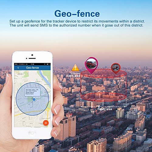 GPS Magnétique 90 Jours GPS Tracker en Veille Anti-Perdu Localisateur Traqueur Locator pour Voiture SUV Moto Camion… - Image 6