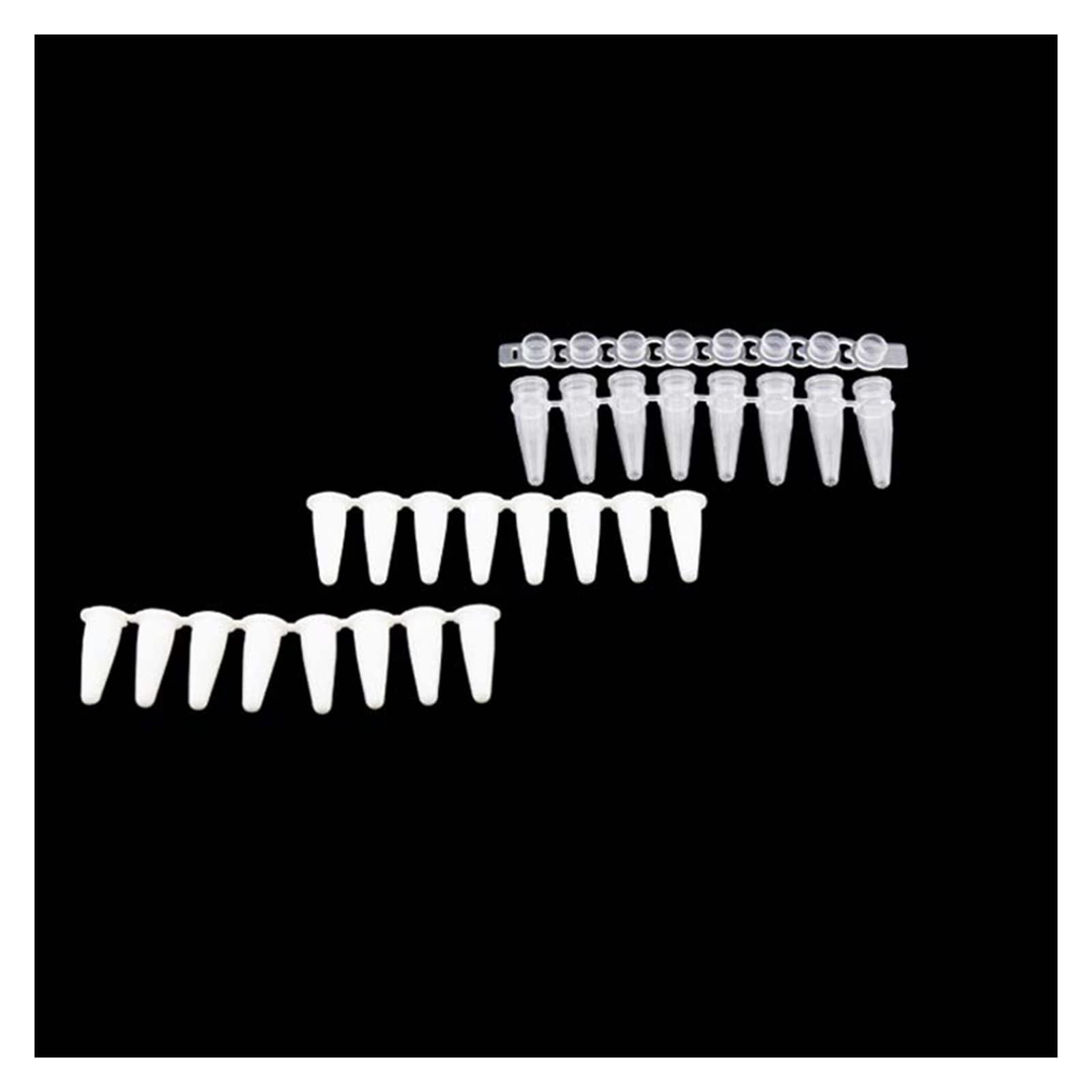 YYJzsw 0.1ml/0.2ml 8-paskowa Probówka Do PCR Probówka Do Wirówki Fluorescencyjna Ilościowa Probówka Do PCR Z Pokrywą(0.1ml transparent)