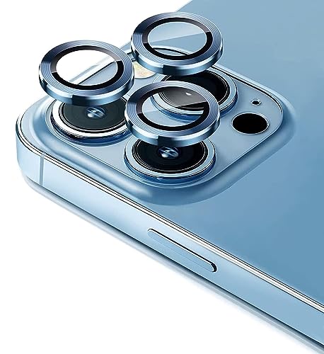 Image of DD SON Back Camera Lens Protector Tempered Glass For iPhone 13 Pro /iPhone 13 Pro Max (Sierra Blue) | Case Friendly with Edge to Edge Coverage and Easy Installation Kit, Pack of 1