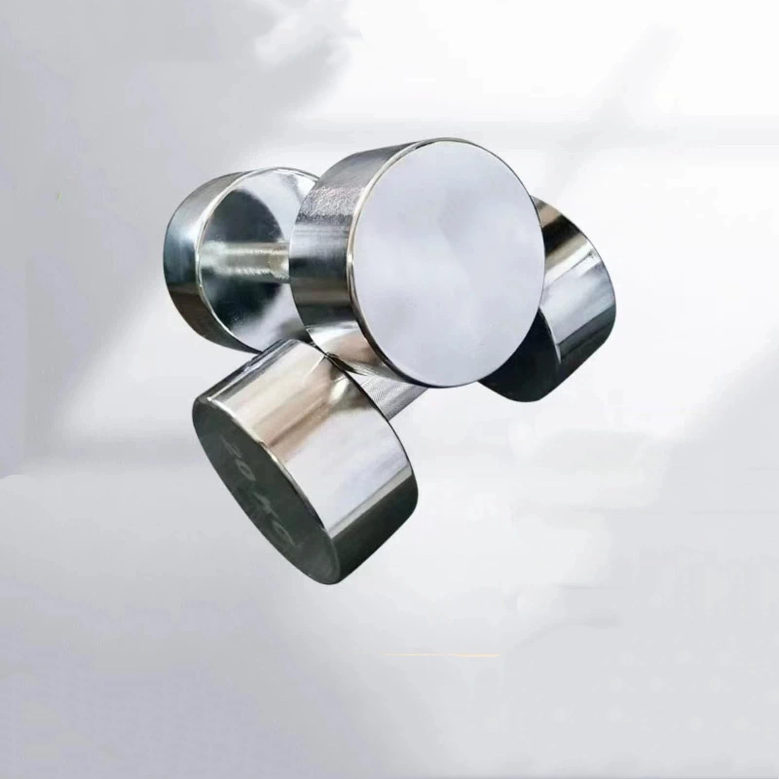 Electroplated dumbbells pure steel dumbbells