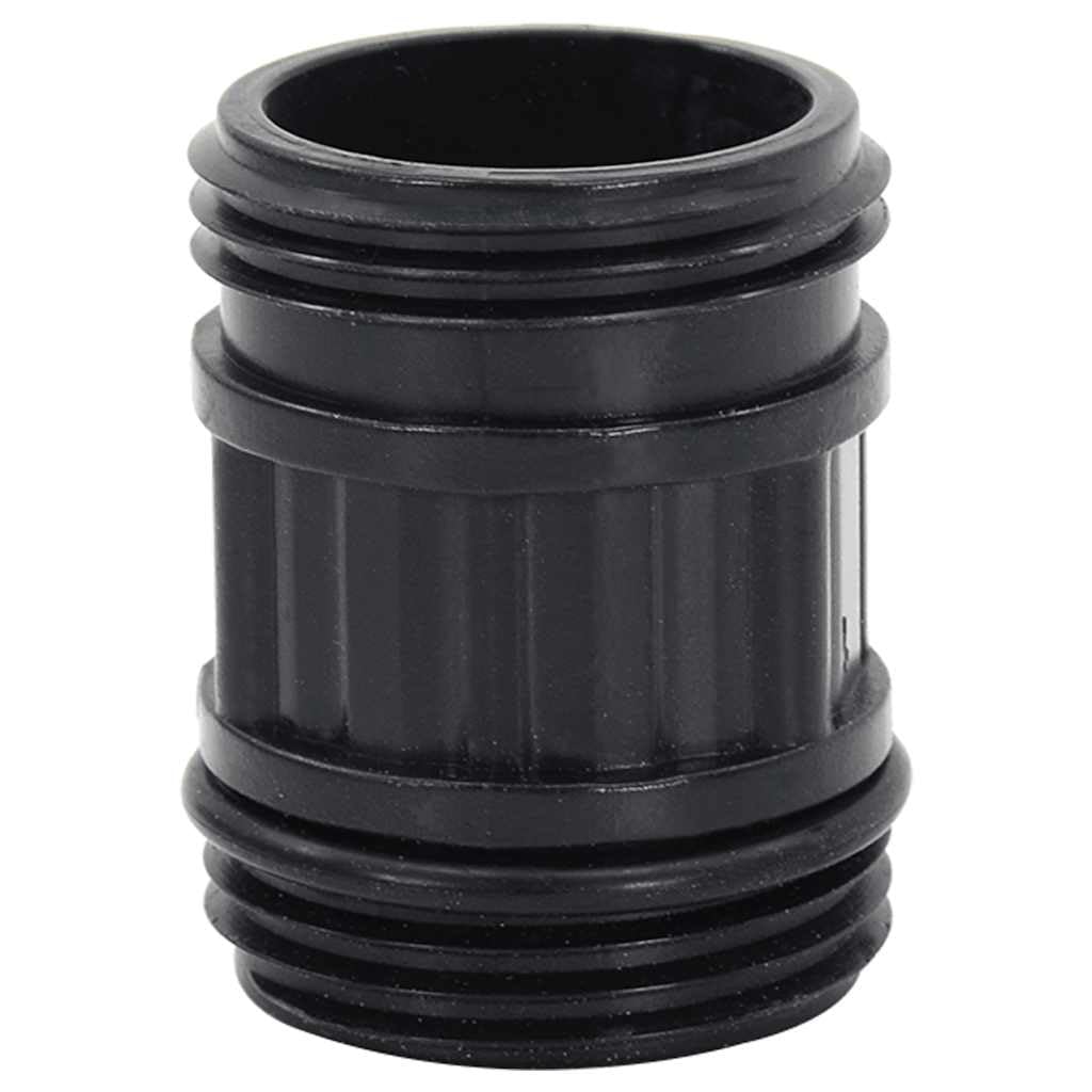 Manguera de aspiración con conectores de PVC, color negro, 1 pulgada, 7 m, manguera de agua flexible para bombas de jardín, riego, con acoplamiento, sin dobleces, extensible, ahorra