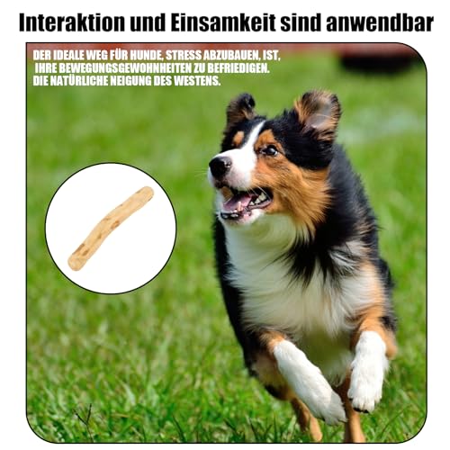 JcvPot 4 Kaffeeholz Für Hunde, Natürliches Kauholz Für Welpen Und Erwachsene Hunde, Kauspielzeug Zur Zahnreinigung Und Stressabbau, 14cm Länge, 1.8-2cm Durchmesser