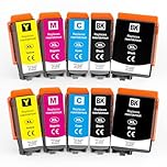 Q-image Compatible T202XL Compatible printer cartridges Replacement for Epson Compatible T202XL Ink cartridges Multipack Work for Epson Expression Premium XP-6000 XP-6005 XP-6100 XP-6105 (10-Pack)