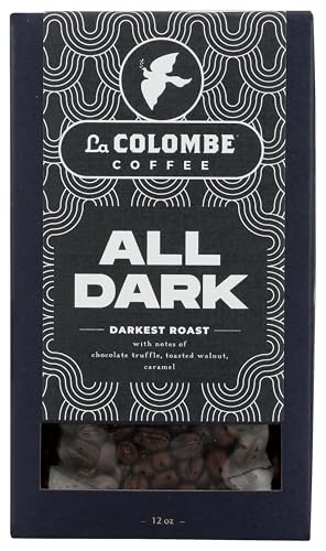 La Colombe All Dark, Dark Roast Whole Bean Coffee, 12 oz, Single Bag