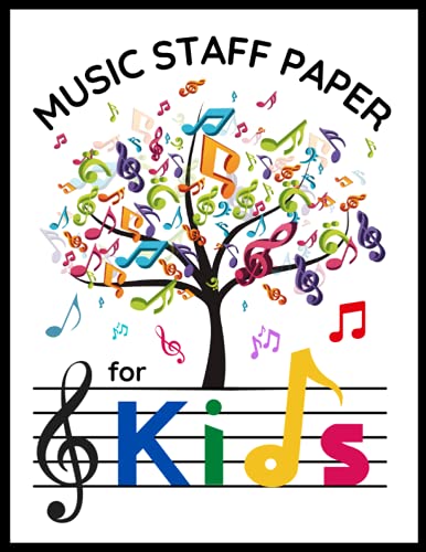 Large Staff Music Paper for Kids