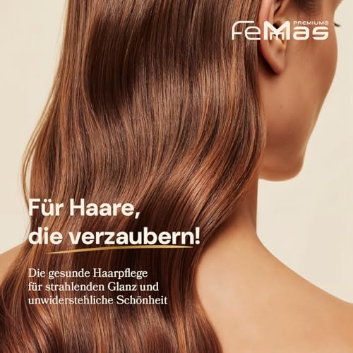 6. Bild von FemMas Bi-Phase Keratin Leave In Conditioner Sprühkur 320ml I 2 Phasen Feuchtigkeitsspray I Haarpflege-Spray ohne Ausspülen I für beschädigtes & strapaziertes Haar I Anti-Frizz Detangler Haar-Kur