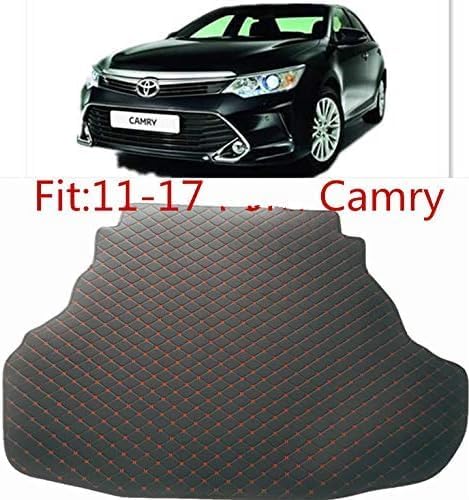 Trunk Floor Durable Leather Luxury Mat Cargo Liner Rear Cargo Tray for 2011-2017 Toyota Camry (2011-17 Camry)