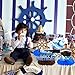 Nautical Theme Party Honeycomb Centerpieces 12-Piece Cruise Ship Classic Movie Table Decorations Ocean Ship Table Centerpieces Nautical Birthday Party Decorations for Baby Shower Supplies
