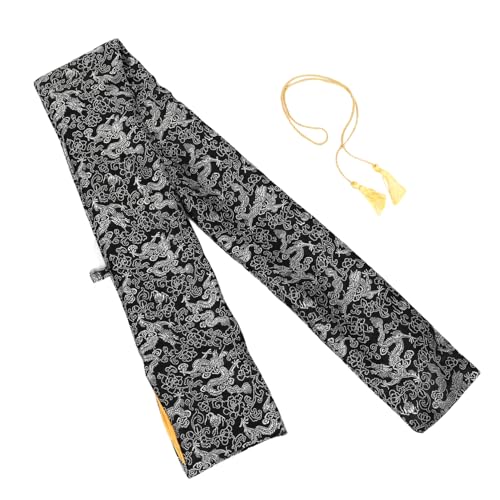 HONMEET Silk Swords Bag Protective Cover for Chinese Swords Dragon Design for Storage and Display