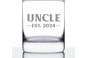 Uncle Whiskey Glass: First-Time Uncles' Bold Drinkware