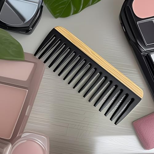 Peine de Dientes Anchos para Cabello Rizado Boorika miniatura 2