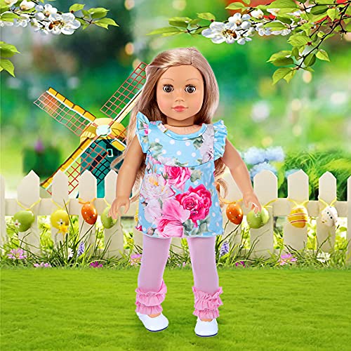 ZITA ELEMENT 7 Stück Puppenzubehör für 43-46cm Babypuppe und 18 Zoll American 18 inch doll Doll Puppe Kleidung… – Bild 6