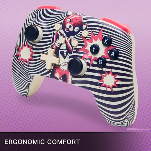 Image of PowerA Wireless Controller for Nintendo Switch - Fortnite: Cuddle Team Leader, Switch Lite /Switch-OLED Model, Nintendo Switch 2, AA Battery Powered (Battery Included), Bluetooth, Motion Controls, Officially Licensed