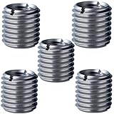 GXARTS 5 Pcs M10-M8 (10MM-8MM) Stainless Steel Thread Reducers - M10x1.5 Male to M8x1.25 Female - 5x Thread Adapters