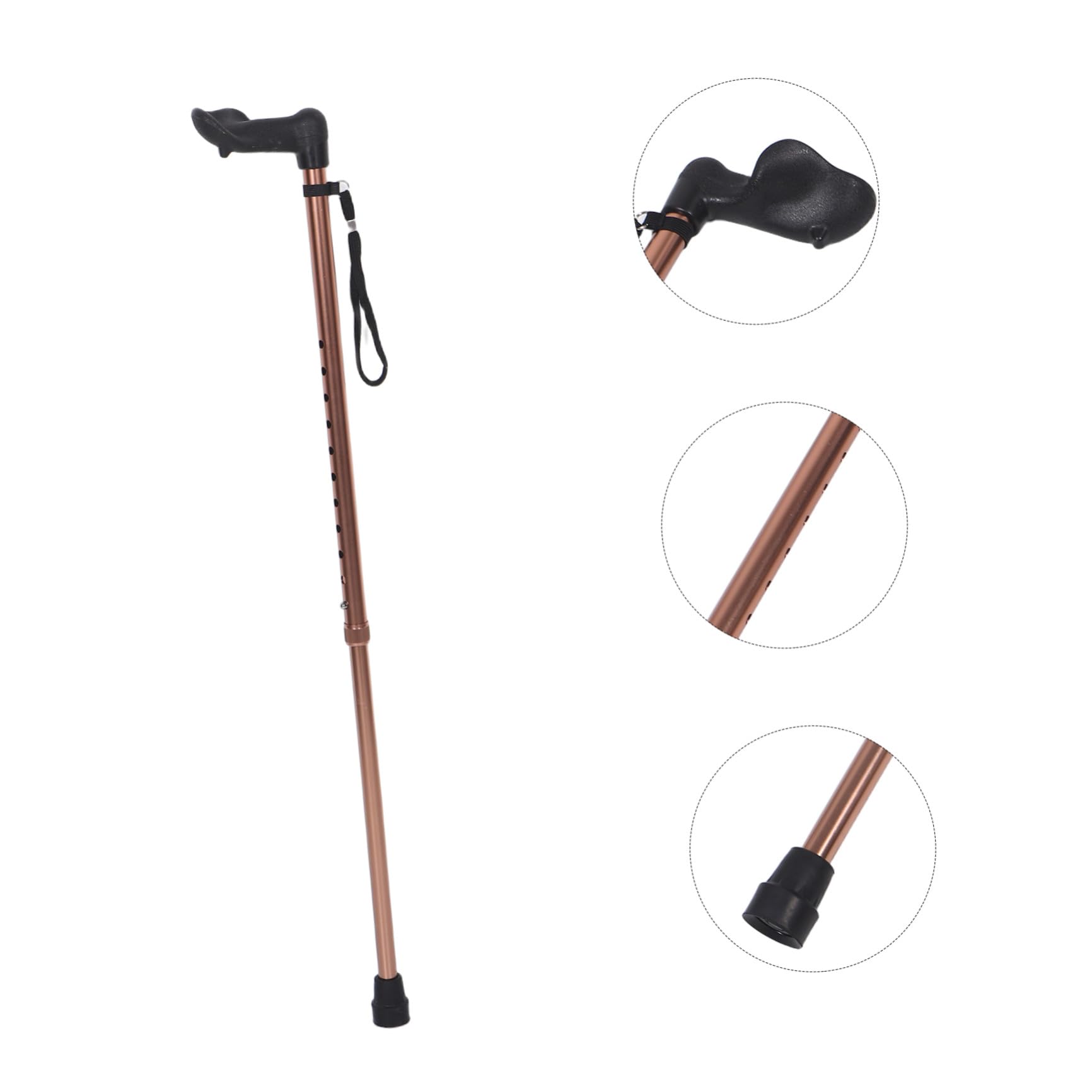 Bastón Plegable para Caminar Bastones De Seguridad Bastones para Hombres para Personas Mayores