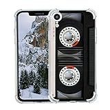 Cassette Tape for iPhone XR Case, Cool Vintage 80s 90s Music Cassette Mixtape Retro Phone Case for...