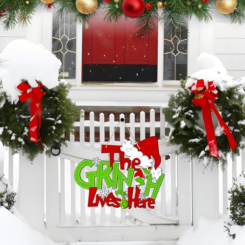 Wooden-Christmas-Door-Decorations-Wall-Decor-Hanging-Welcome-Sign-and-Christmas-Tree-Decorations Wooden Christmas Door Decorations Wall Decor Hanging Welcome Sign and Christmas Tree Decorations