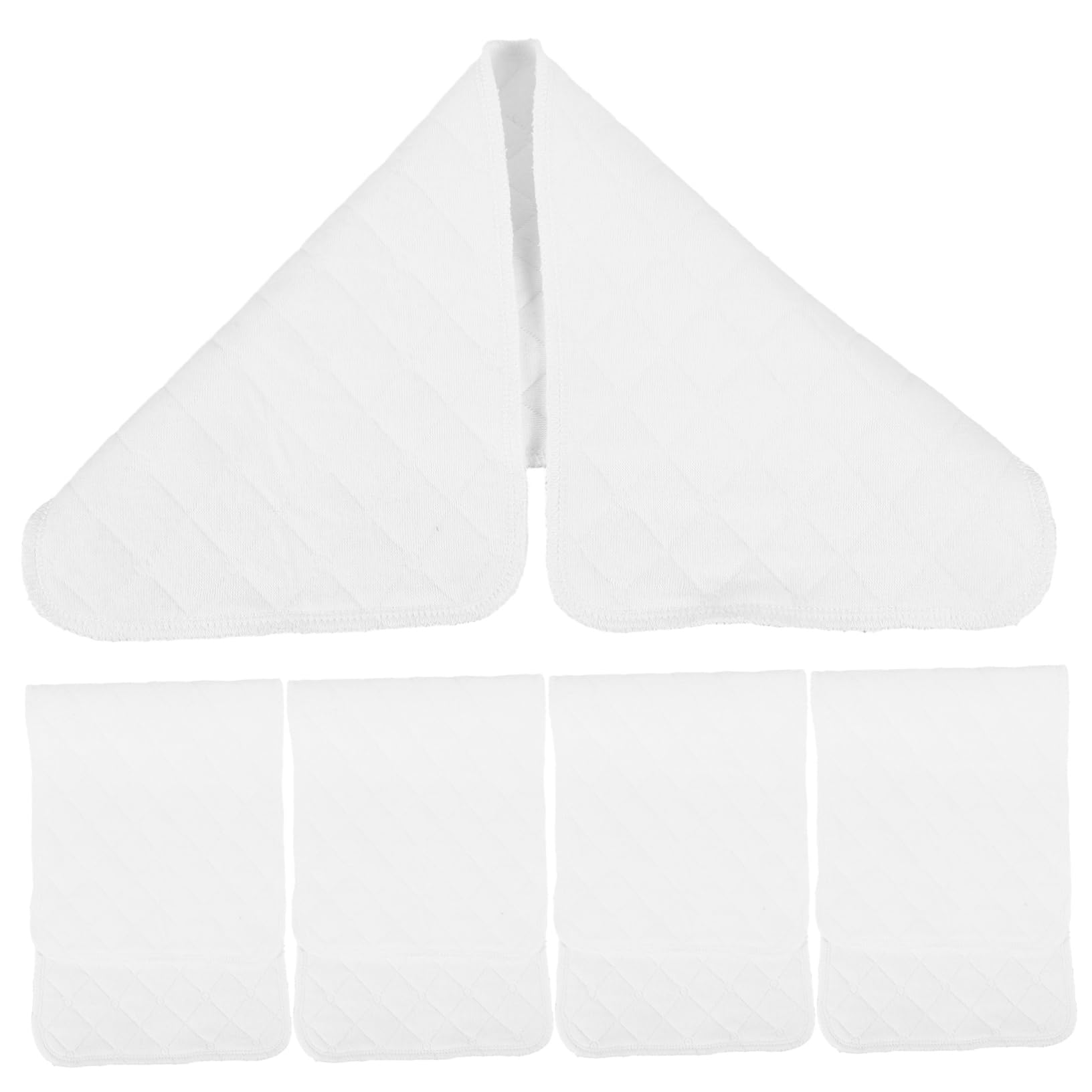 IWOWHERO Soft 3-Layer Cloth Diapers Newborn Washable Reusable Nappies Burp Cloths