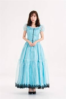 【ai】水色ゴスロリドレス　Mサイズ 新品】ゴスロリ・水色 ロリータドレス