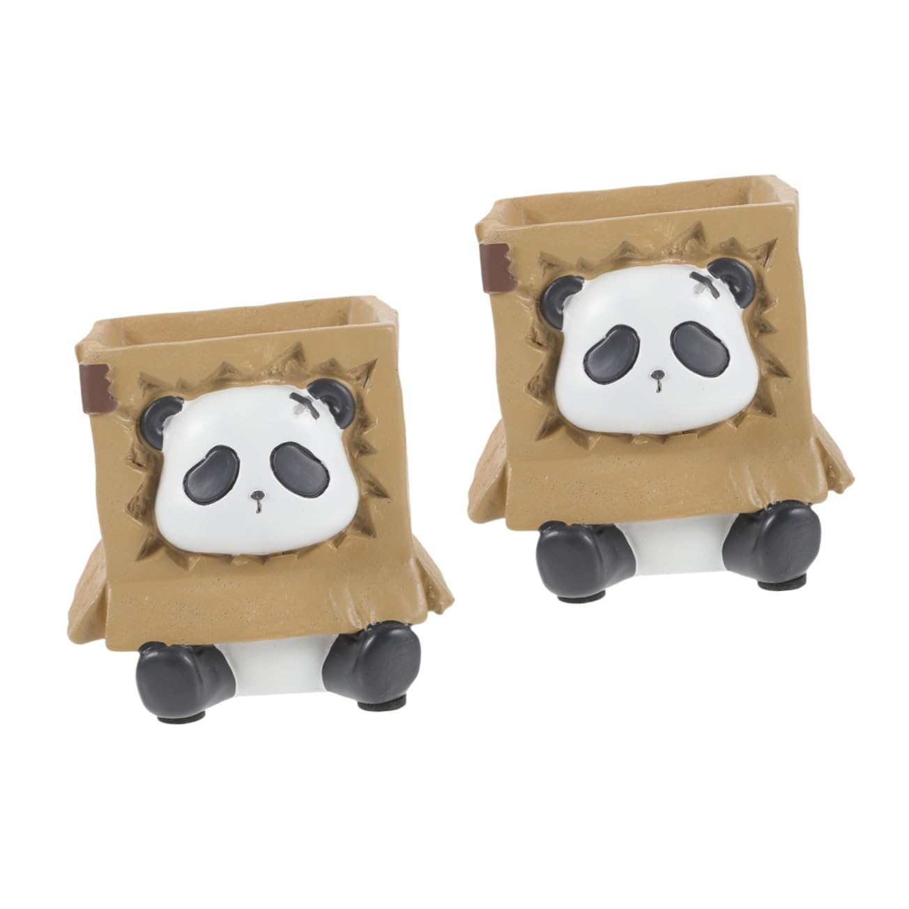 Pot à crayons Panda Lurrose : organisateur de bureau enfant maison et école