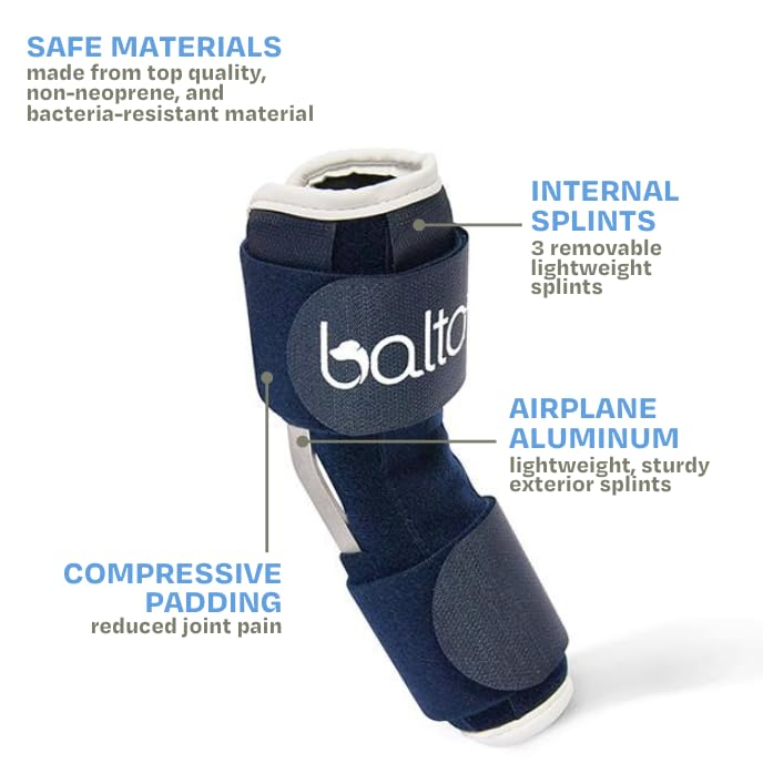 Image of Balto Hock Brace - Dog Brace with Aluminum Splints - Pre /Post Surgery Helps Support Arthritis and Unstable Joints - Back Leg Support (Medium)