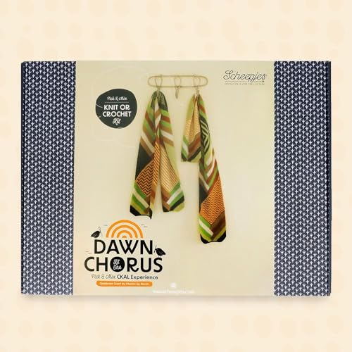 Image of Scheepjes CKAL Goldcrest Scarf Kit - 1 Piece