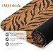 ALAZA Orange Tiger Skin Pattern Yoga Mat Non Slip Fitness Exercise Mat, Workout Mat for Yoga, Pilates and Floor Exercises