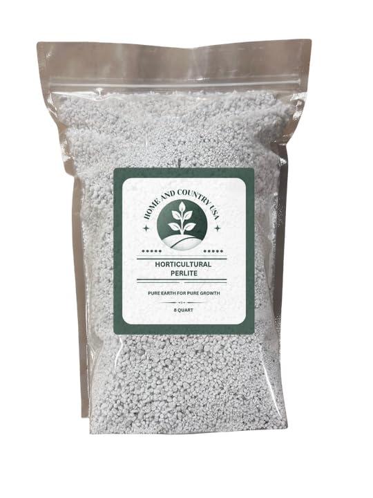 Horticultural Perlite - 8 Quart Bag for Soil Aeration and Drainage Improvement