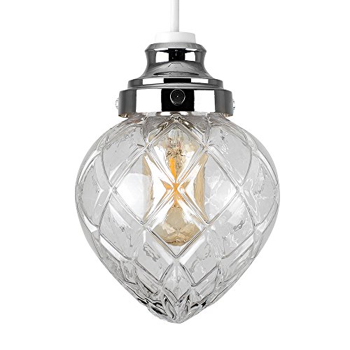 MiniSun, Ceiling Light Pendant Only, 195mm (H) x 145mm (D)