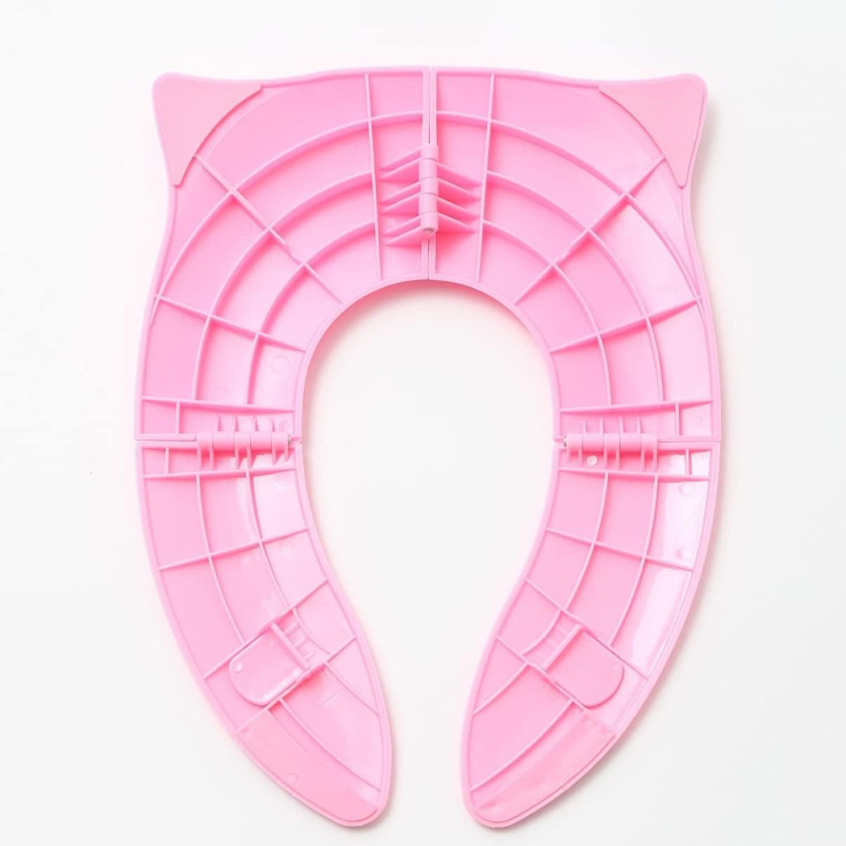 Slip Children Owl Household Non-Slip Training Girls Cartoon Foldable Padsnon Toddler Large Habit Pad Home Folding Smile Reusable Helperblue and Girlsblue Silicone Boys Potty(Pink)