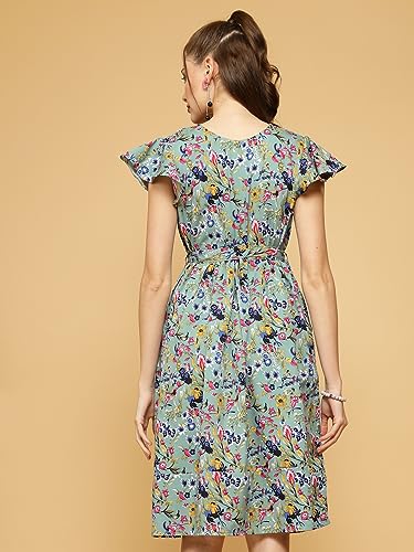 Image of OOMPH! Women's Fit and Flare Knee Length Dress