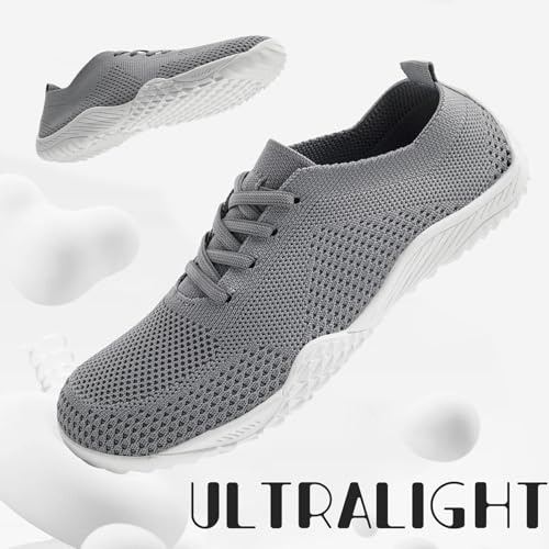 Image of Barefoot Shoes Women Tennis Gym Zero Drop Trail Minimalist Sneakers | Zero Drop 丨Minimalist丨Lightweight Material丨Breathable Mesh丨Non-Slip丨Machine Washable