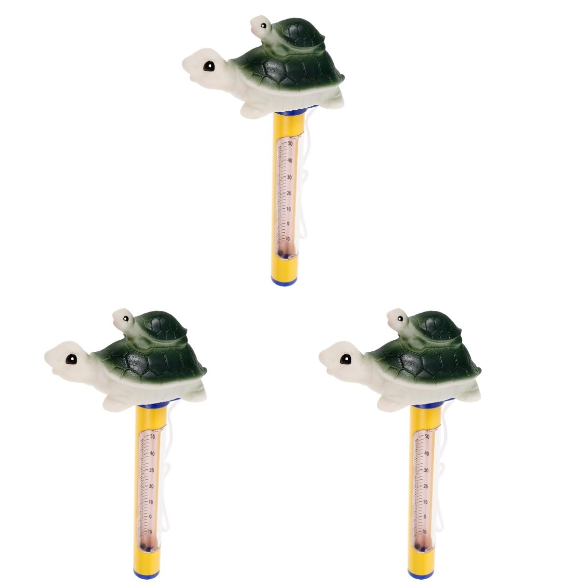 UPKOCH 3 Pezzi Termometro Galleggiante Forma per Piscina e da Della Temperatura per Design e Leggero per Bagni