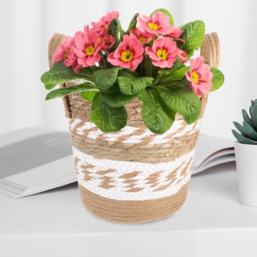 Panier de fleurs tressé pour ranger la maison et sublimer les plantes