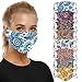 Produktbild Lulupi 5 Stück Mundschutz Multifunktionstuch Paisley 3D Druck Bandana Maske Waschbar Wiederverwendbar Stoffmaske Baumwolle Mund-Nasenschutz Verstellbar Atmungsaktiv Halstuch Schals Herren Damen