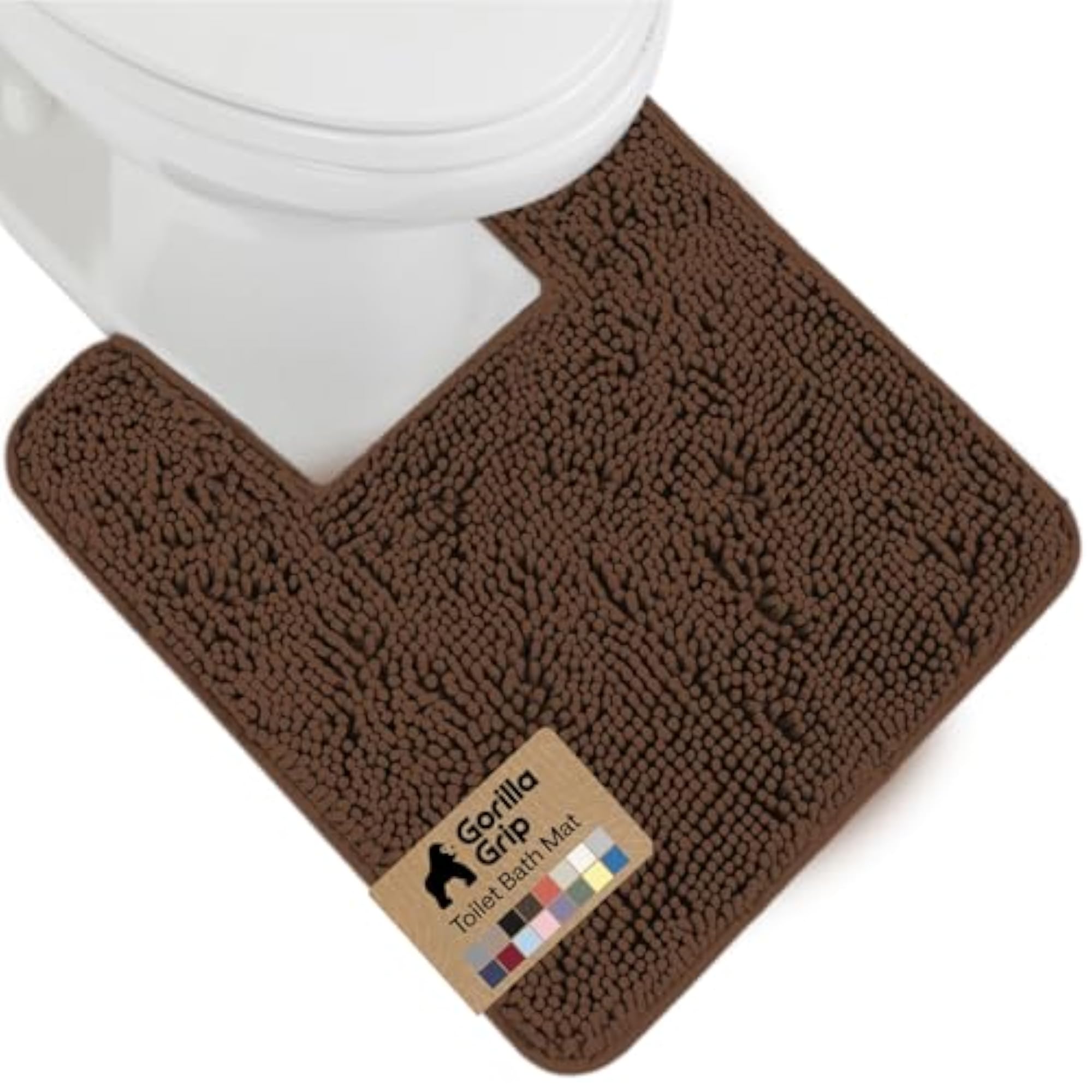Plush Absorbent Shaggy Chenille Bath Rug Mat