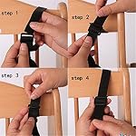 High Chair Cushion and Straps,High Chair Cushion Pad,Baby High Chair Seat Cushion Liner Pad Cover Mat and Highchair 5 Point Harness Straps,1 Set(Star)
