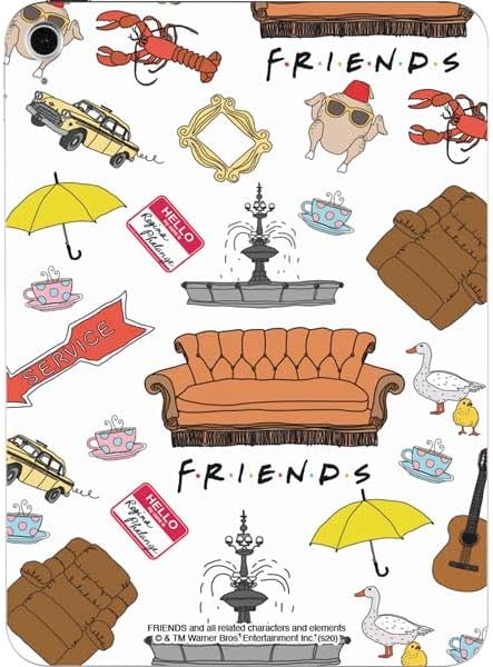 Skinit Decal Tablet Skin Compatible with iPad 11th Gen (2025) - Officially Licensed Warner Bros Classic Friends Icons Design